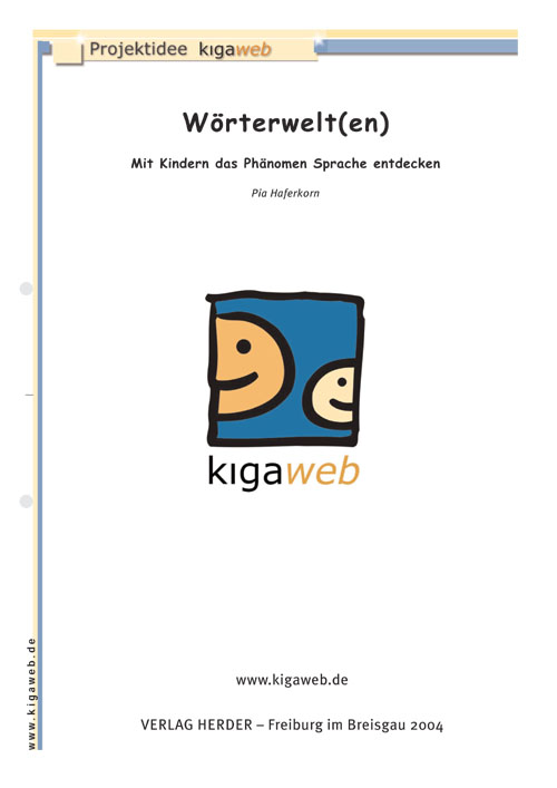 Titelseite Entdeckungskiste Projektidee: Wörterwelten. Mit Kindern das Phänomen Sprache entdecken