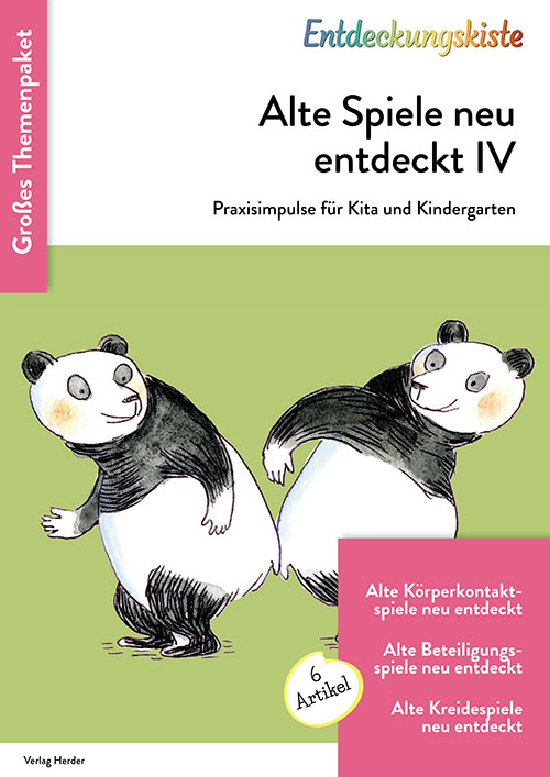 Titelseite Entdeckungskiste Themenpaket: Alte Spiele neu entdeckt IV