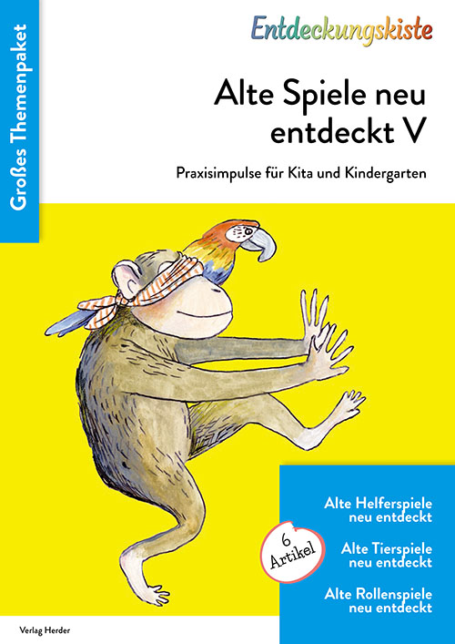Titelseite Entdeckungskiste Themenpaket: Alte Spiele neu entdeckt V