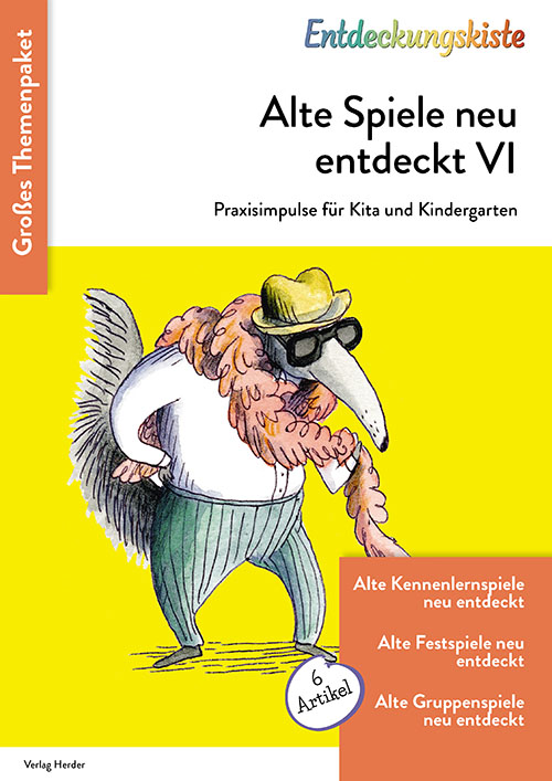 Titelseite Entdeckungskiste Themenpaket: Alte Spiele neu entdeckt VI