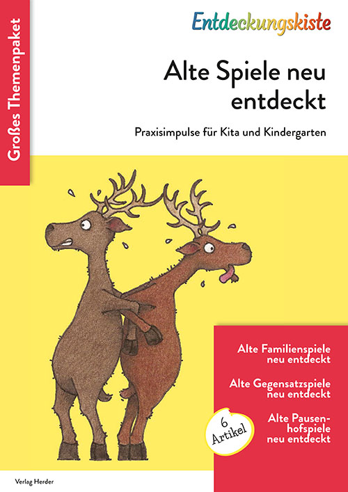 Titelseite Entdeckungskiste Themenpaket: Alte Spiele neu entdeckt 