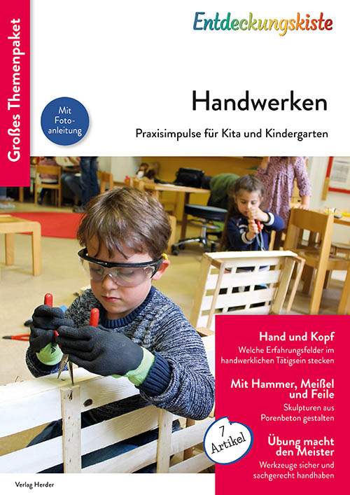 Titelseite Entdeckungskiste Themenpaket.: Handwerken