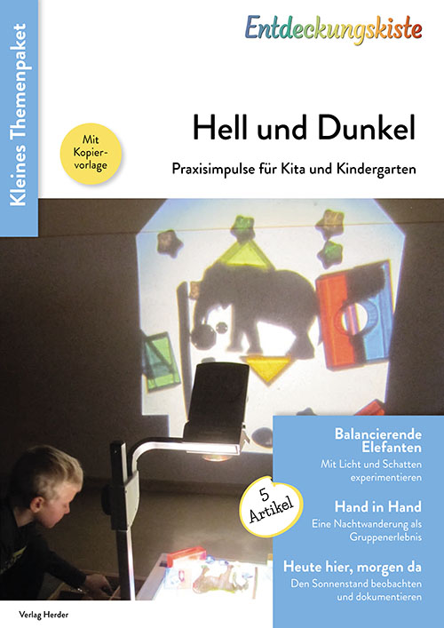Titelseite Entdeckungskiste Themenpaket: Hell und Dunkel