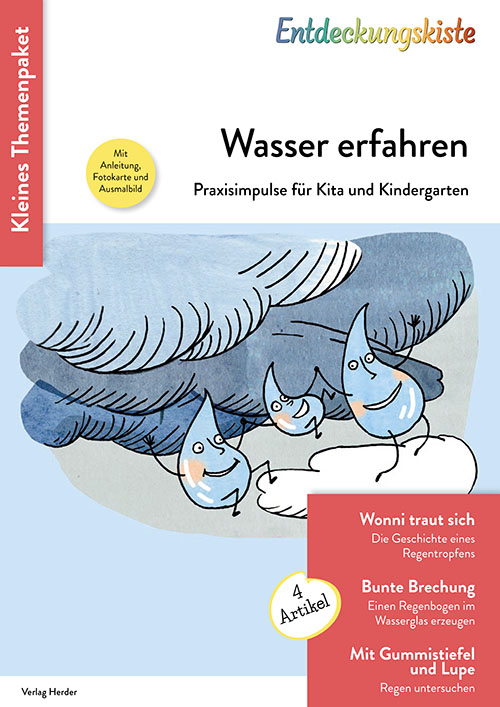 Titelseite Entdeckungskiste Themenpaket: Wasser erfahren