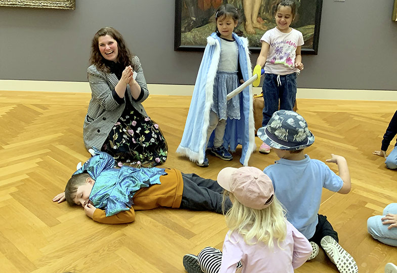 Sehen, staunen, erkunden: Wie der Kindergarten St. Lukas mit einem Museum kooperiert