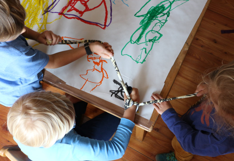 Kinder gestalten Bild
