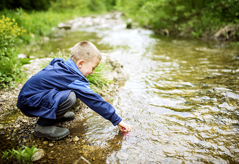 Wasser als Erfahrungsraum: Flüsse, Seen und Ozeane forschend entdecken