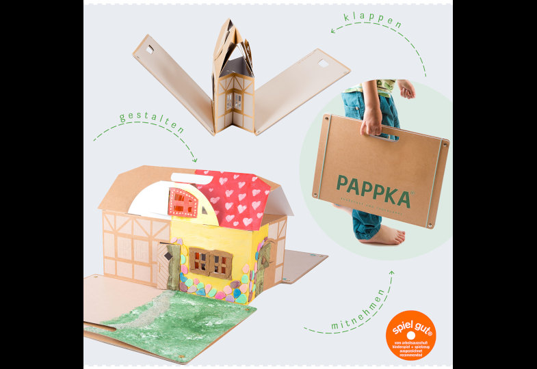 Gewinnspiel: Gewinnen Sie eines von drei PAPPKA Spielhäusern aus Karton!