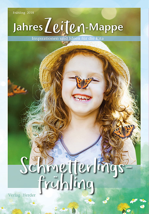 Titelseite Entdeckungskiste JahresZeiten-Mappe 1/2018:  Schmetterlings-Frühling