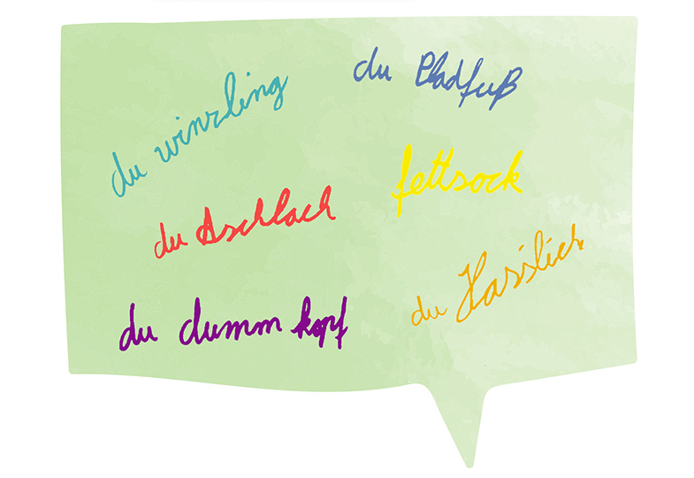 Geschriebene Sätze auf einem Papier