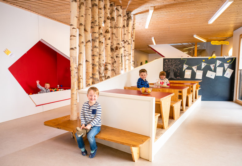 Kinder im Kinderrestaurant