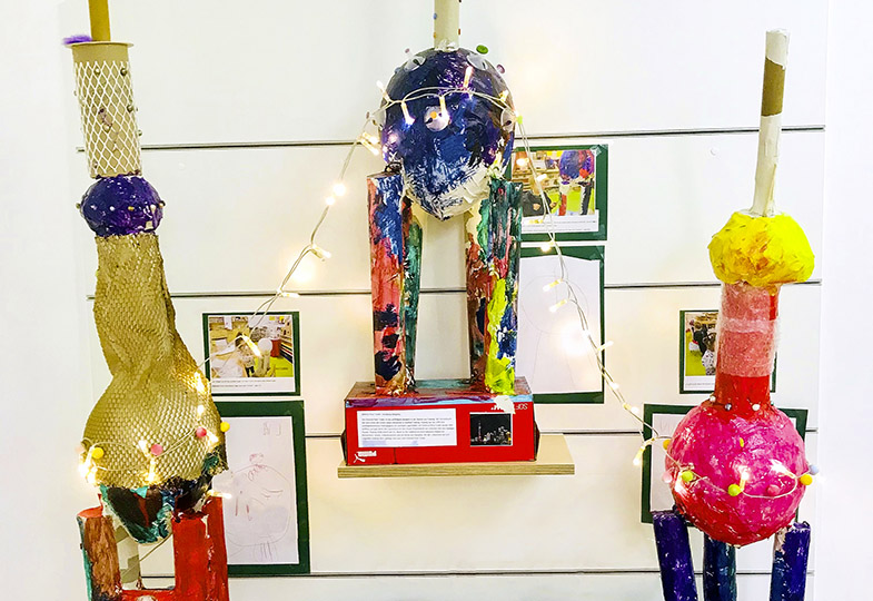 Gebastelte Figuren
