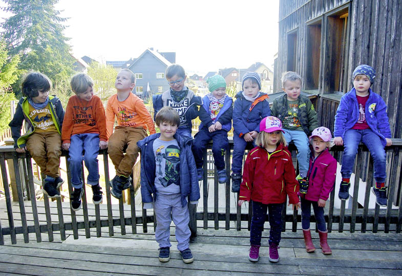 Gruppenfoto von Kinder