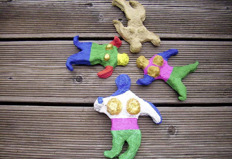 Bemalte Figuren