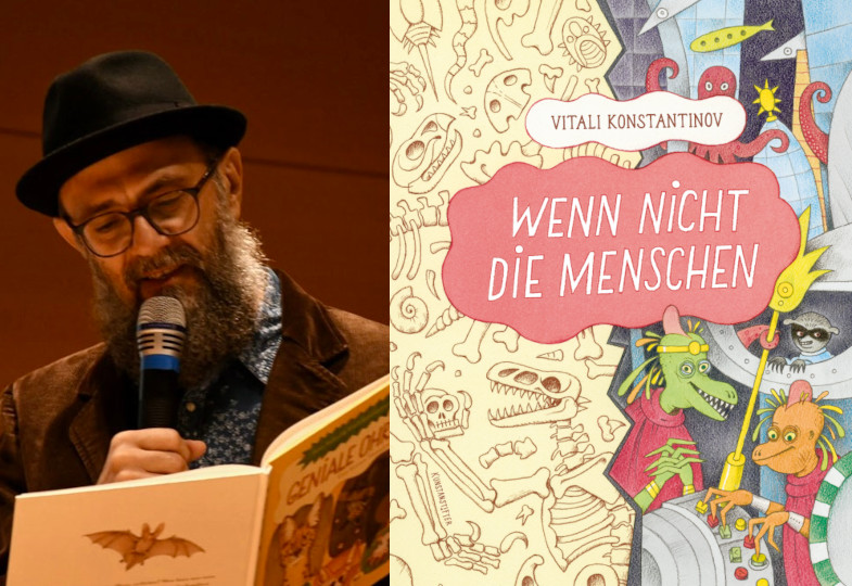 Titelseite Wenn nicht die Menschen und Porträt Vitali Konstrantinov.