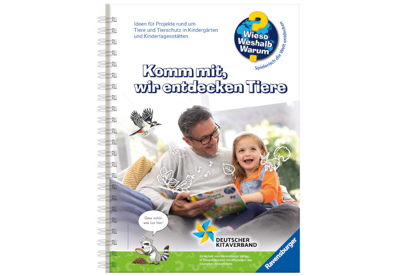 Titelseite des Ravensburger Buches "Komm mit, wir entdecken Tiere"