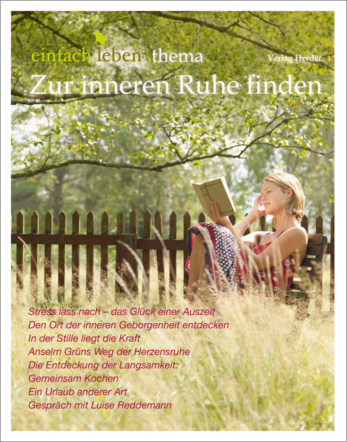 einfach leben Nr. 5 – 2014, thema Zur inneren Ruhe finden