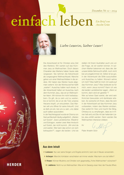 Titelseite einfach leben 12/2024