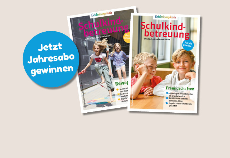 Gewinnspiel: Wir verlosen fünf Jahresabonnements der "Entdeckungskiste: Schulkindbetreuung"