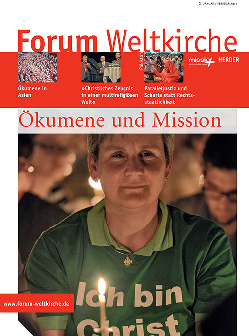 Titelseite Forum Weltkirche. Zeitschrift für kontextuelle Theologien 1/2015