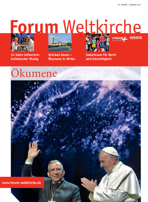 Titelseite Forum Weltkirche. Zeitschrift für kontextuelle Theologien 1/2017