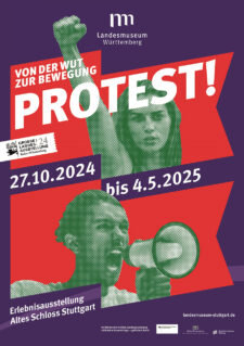 Plakat zur Ausstellung "Protest!"