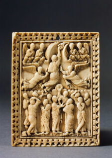 Himmelfahrt Christi, Elfenbein, 11. Jahrhundert