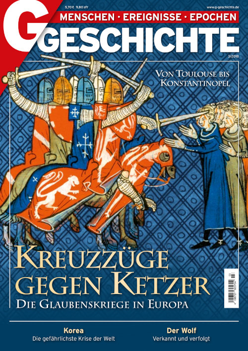 Titelseite G/GESCHICHTE. Menschen • Ereignisse • Epochen 3/2018