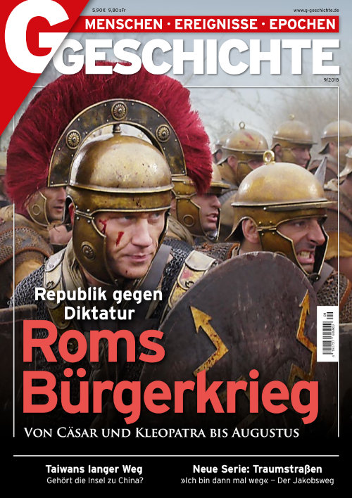 Titelseite G/GESCHICHTE. Menschen • Ereignisse • Epochen 9/2018
