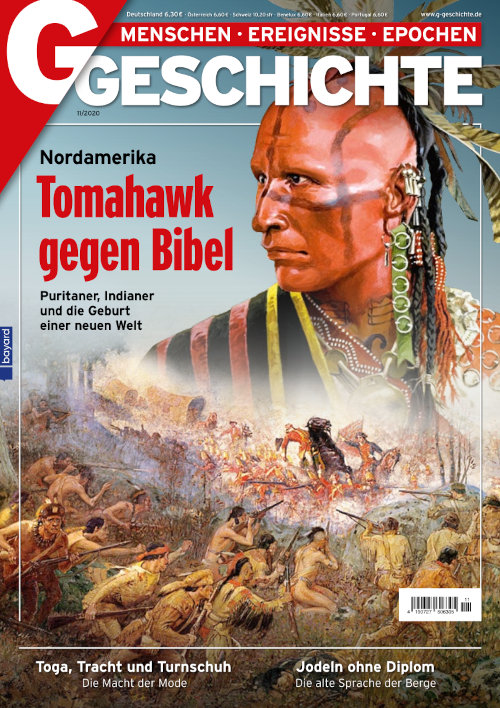 Titelseite G/GESCHICHTE. Menschen • Ereignisse • Epochen 11/2020