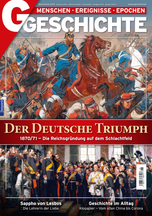 Titelseite G/GESCHICHTE. Menschen • Ereignisse • Epochen 6/2020