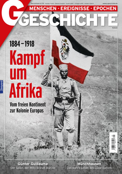 Titelseite G/GESCHICHTE. Menschen • Ereignisse • Epochen 9/2020