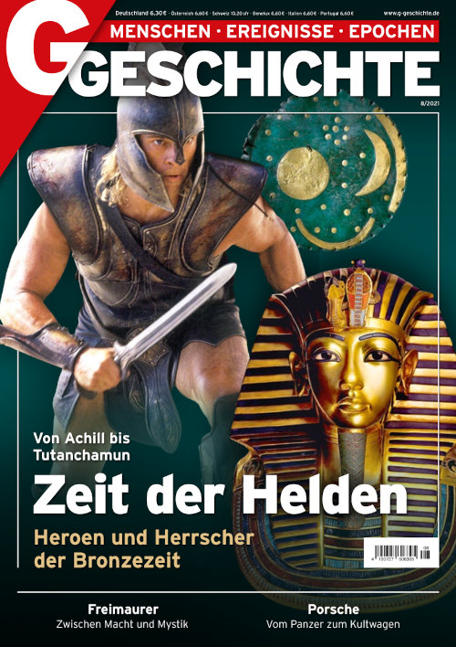 Titelseite G/GESCHICHTE. Menschen • Ereignisse • Epochen 8/2021