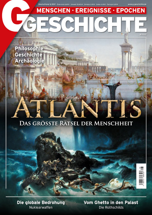 Titelseite G/GESCHICHTE. Menschen • Ereignisse • Epochen 8/2022