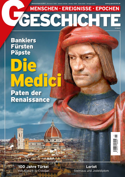 Titelseite G/GESCHICHTE. Menschen • Ereignisse • Epochen 11/2023