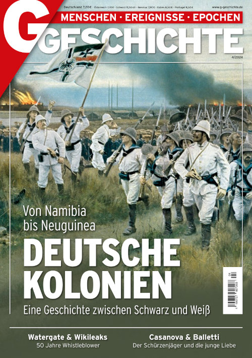 Titelseite G/GESCHICHTE. Menschen • Ereignisse • Epochen 4/2024