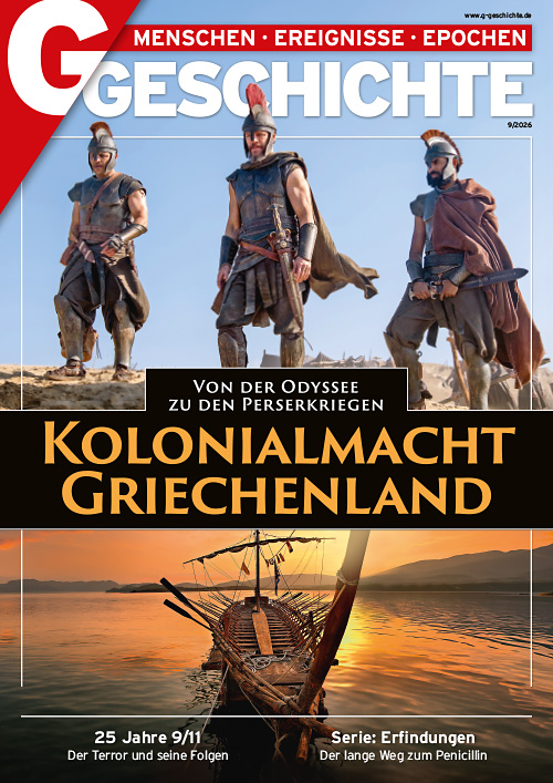 Heft 9/2026: Kolonialmacht Griechenland – Von der Odyssee zu den Perserkriegen