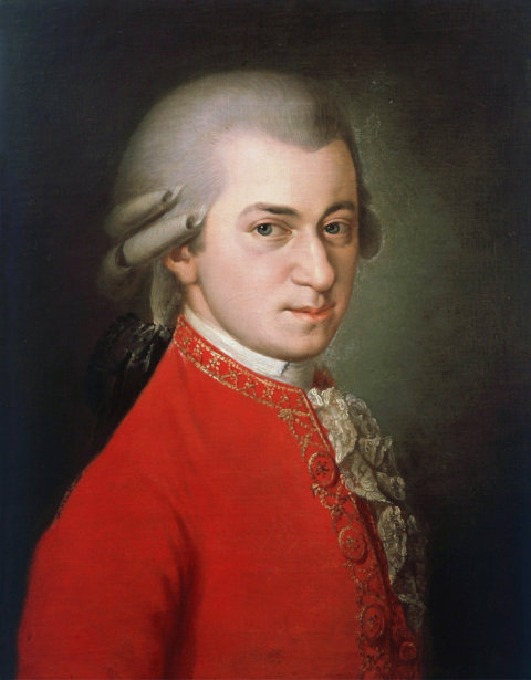 Gemälde von Mozart
