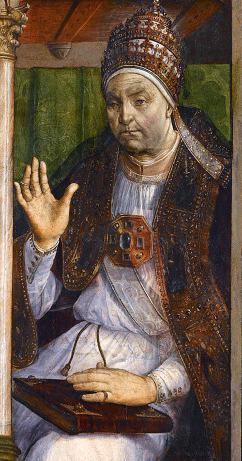 Gemälde mit Papst Sixtus IV.