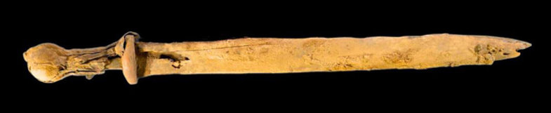 Ein weiteres Römerschwert, das in der Höhle deponiert wurde