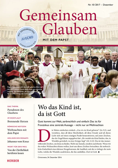 Titelseite: Gemeinsam Glauben 10/2017