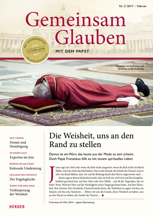 Titelseite: Gemeinsam Glauben 2/2017