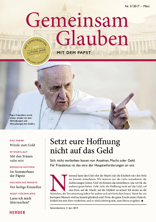 Titelseite: Gemeinsam Glauben 3/2017