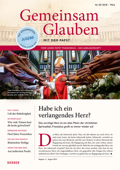 Titelseite: Gemeinsam Glauben 3/2018