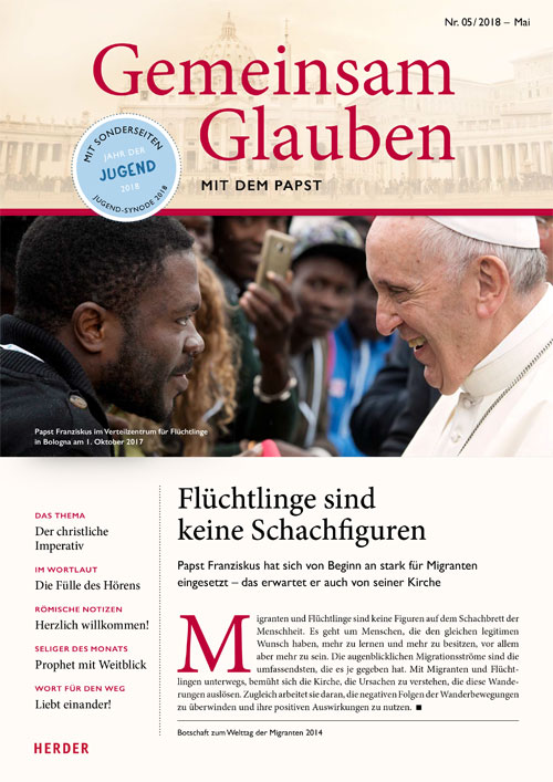 Titelseite: Gemeinsam Glauben 5/2018