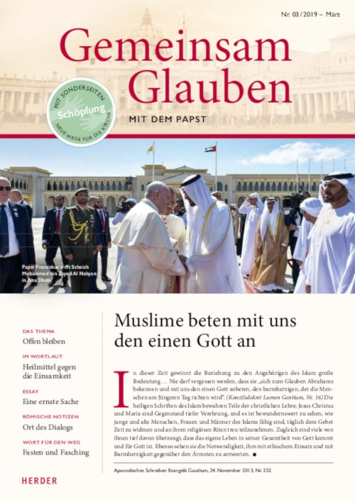 Gemeinsam Glauben. Mit dem Papst | Nr. 3/2019