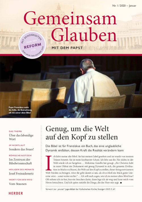 Titelseite: Gemeinsam Glauben 1/2020