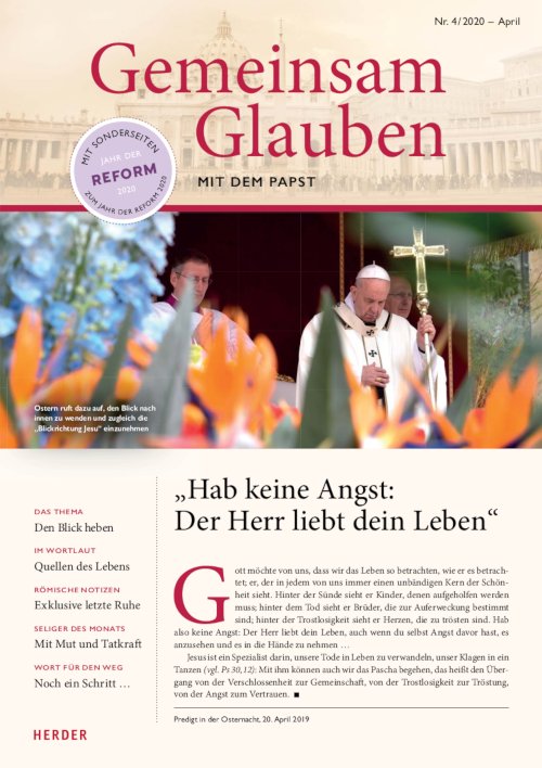 Titelseite: Gemeinsam Glauben 4/2020