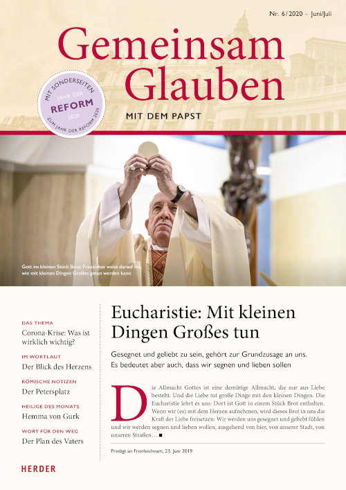 Titelseite: Gemeinsam Glauben 6/2020