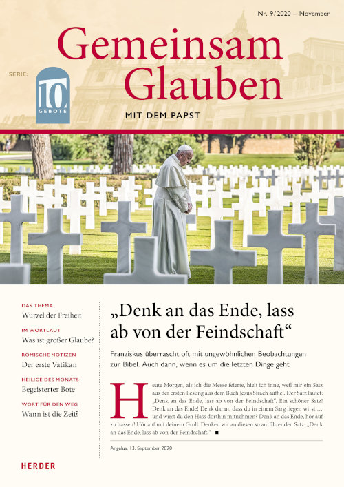 Titelseite: Gemeinsam Glauben 9/2020